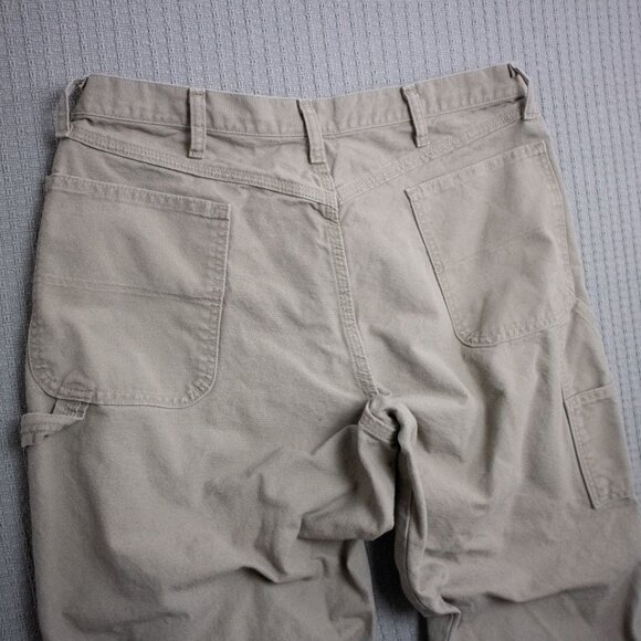 Wide Cotton Baggy Canvas Carpenter Rustler Pants - Picture 12 of 12